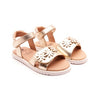 Old Soles Gold Flower Sandal-Tassel Children Shoes