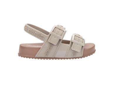 Mini Melissa Tan Cozy Sandal-Tassel Children Shoes