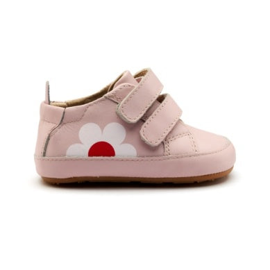 Old Soles Pink Daisy Baby Sneaker-Tassel Children Shoes