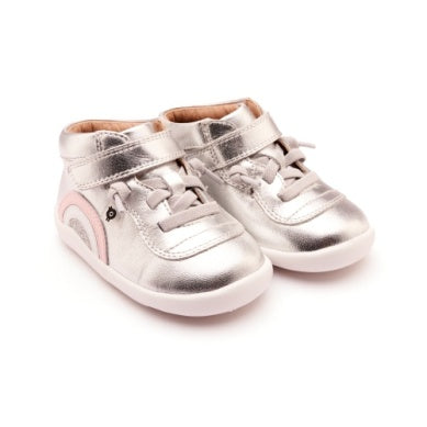 Old Soles Silver Rainbow Baby Sneaker-Tassel Children Shoes