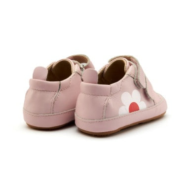 Old Soles Pink Daisy Baby Sneaker-Tassel Children Shoes