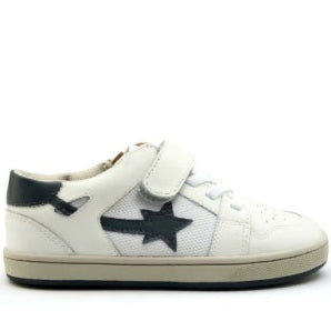 Old Soles White Shooting Star Sneaker-Tassel Children Shoes