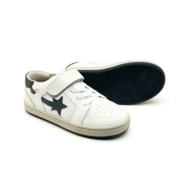 Old Soles White Shooting Star Sneaker-Tassel Children Shoes