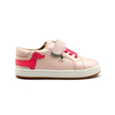 Old Soles Pink Poodle Sneaker-Tassel Children Shoes
