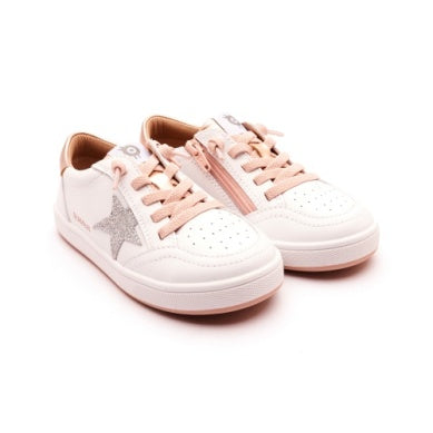 Old Soles Platinum Star Zipper Sneaker-Tassel Children Shoes