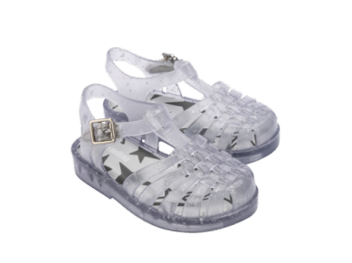 Mini Melissa Clear Starry Gladiator Sandal-Tassel Children Shoes