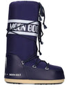 Moon Boot Navy Nylon-Tassel Children Shoes