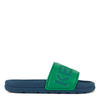 Kenzo Bright Blue Logo Slide-Tassel Children Shoes