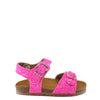 Pepe Neon Pink Sparkle Sandal-Tassel Children Shoes