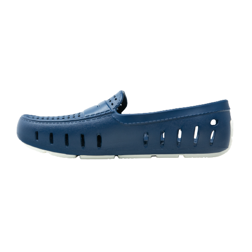 Floafers Navy Driver-Tassel Children Shoes