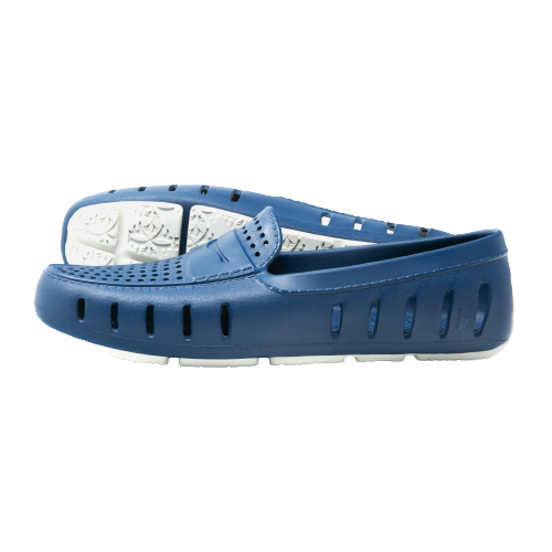 Floafers Navy Driver-Tassel Children Shoes