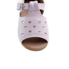 Papanatas Lilac Heart Baby Sandal-Tassel Children Shoes