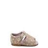 Papanatas Taupe and Neon Star Baby Sandal-Tassel Children Shoes