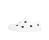 Native Jefferson White and Black Dot-Tassel Children Shoes