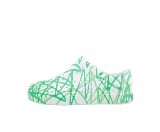 Native Crayola Leaf Scribble-Tassel Children Shoes