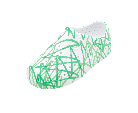 Native Crayola Leaf Scribble-Tassel Children Shoes