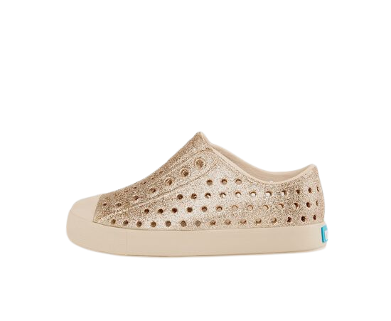 Native Jefferson Gold Bling-Tassel Children Shoes