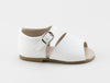 Papanatas White Buckle Sandal-Tassel Children Shoes