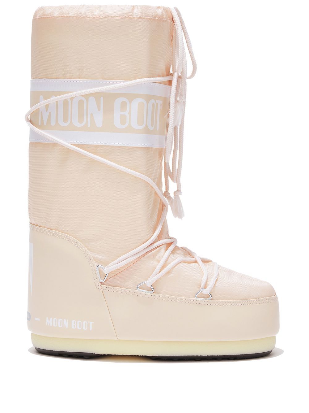Moon Boot Pink Nylon-Tassel Children Shoes
