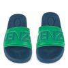 Kenzo Bright Blue Logo Slide-Tassel Children Shoes