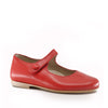 Hoo Red Leather Mary Jane-Tassel Children Shoes
