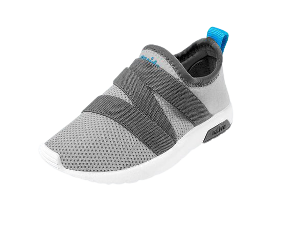 Native Phoenix Pigeon Gray/Shell White-Tassel Children Shoes