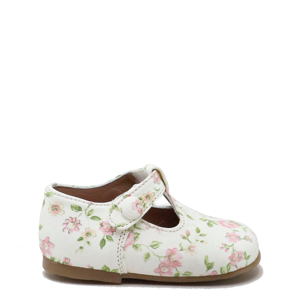 Papanatas Pastel Floral Baby Shoe-Tassel Children Shoes