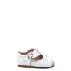 Papanatas White Perforated T-Strap Sandal-Tassel Children Shoes