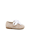 Papanatas Beige Star Lace Up Oxford-Tassel Children Shoes