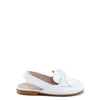 Papanatas White Patent Bow Slingback-Tassel Children Shoes