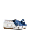 Papanatas Ocean Wicker Tassel Loafer-Tassel Children Shoes