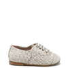 Papanatas Taupe Weave Lace Oxford-Tassel Children Shoes