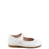 Papanatas White Dolly Captoe Mary Jane-Tassel Children Shoes