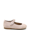Papanatas Pale Pink Rattan Captoe Mary Jane-Tassel Children Shoes