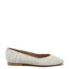 Papanatas Taupe Weave V Flat-Tassel Children Shoes