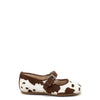 Papanatas Brown Cow Buckle Shoe-Tassel Children Shoes