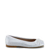 Papanatas Silver Roses Square Toe Ballet Flat-Tassel Children Shoes