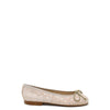 Papanatas Nude Dot Bow Ballet Flat-Tassel Children Shoes