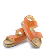 Dulis Cognac Velcro Sandal-Tassel Children Shoes
