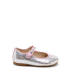 Papanatas Pink and Silver Snakeskin Mary Jane-Tassel Children Shoes