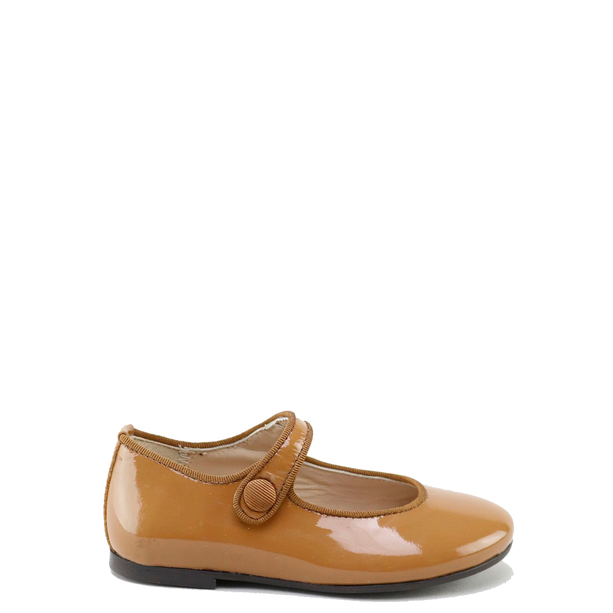 Papanatas Camel Patent Mary Jane-Tassel Children Shoes