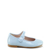 Papanatas Sky Blue Patent Mary Jane-Tassel Children Shoes