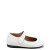 Papanatas White Velvet Mary Jane-Tassel Children Shoes