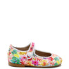 Papanatas Neon Flower Mary Jane-Tassel Children Shoes