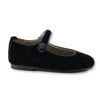 Papanatas Black Velvet Shimmer Mary Jane-Tassel Children Shoes