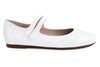 Papanatas White Patent Double Velcro-Tassel Children Shoes