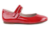 Papanatas Red Patent Double Velcro-Tassel Children Shoes