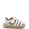 Papanatas White Patent Espadrille Sandal-Tassel Children Shoes