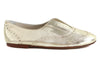Papanatas Gold Slip-On Oxford-Tassel Children Shoes