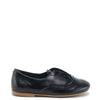 Papanatas Black Elastic Wingtip Oxford-Tassel Children Shoes